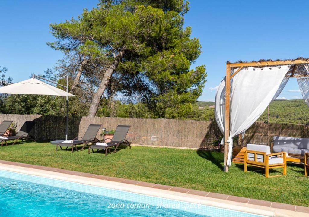 Masia Aubareda San Martín de Tous Exteriör bild